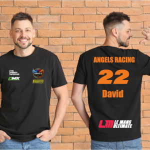 T-shirt enfant Ouistiti Circus personnalisé avec prénom ou numéro – textile cirque enfant