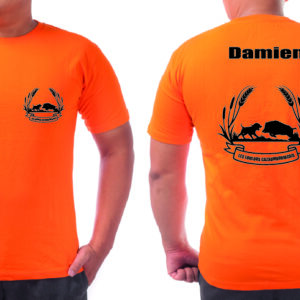 T-shirt personnalisé association de chasse
